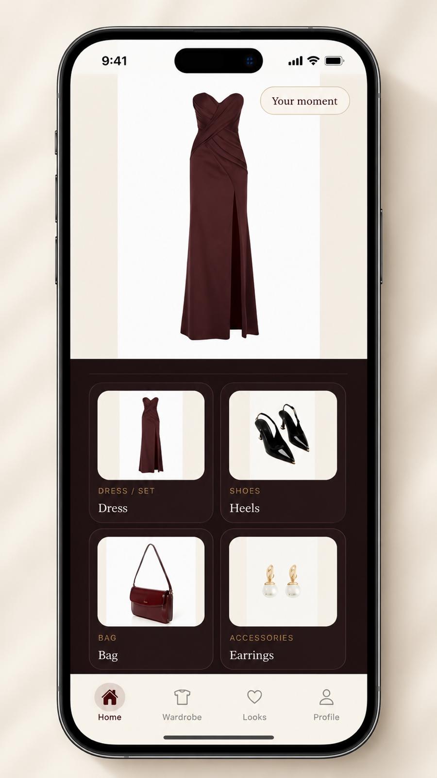 Stylove styled look screen